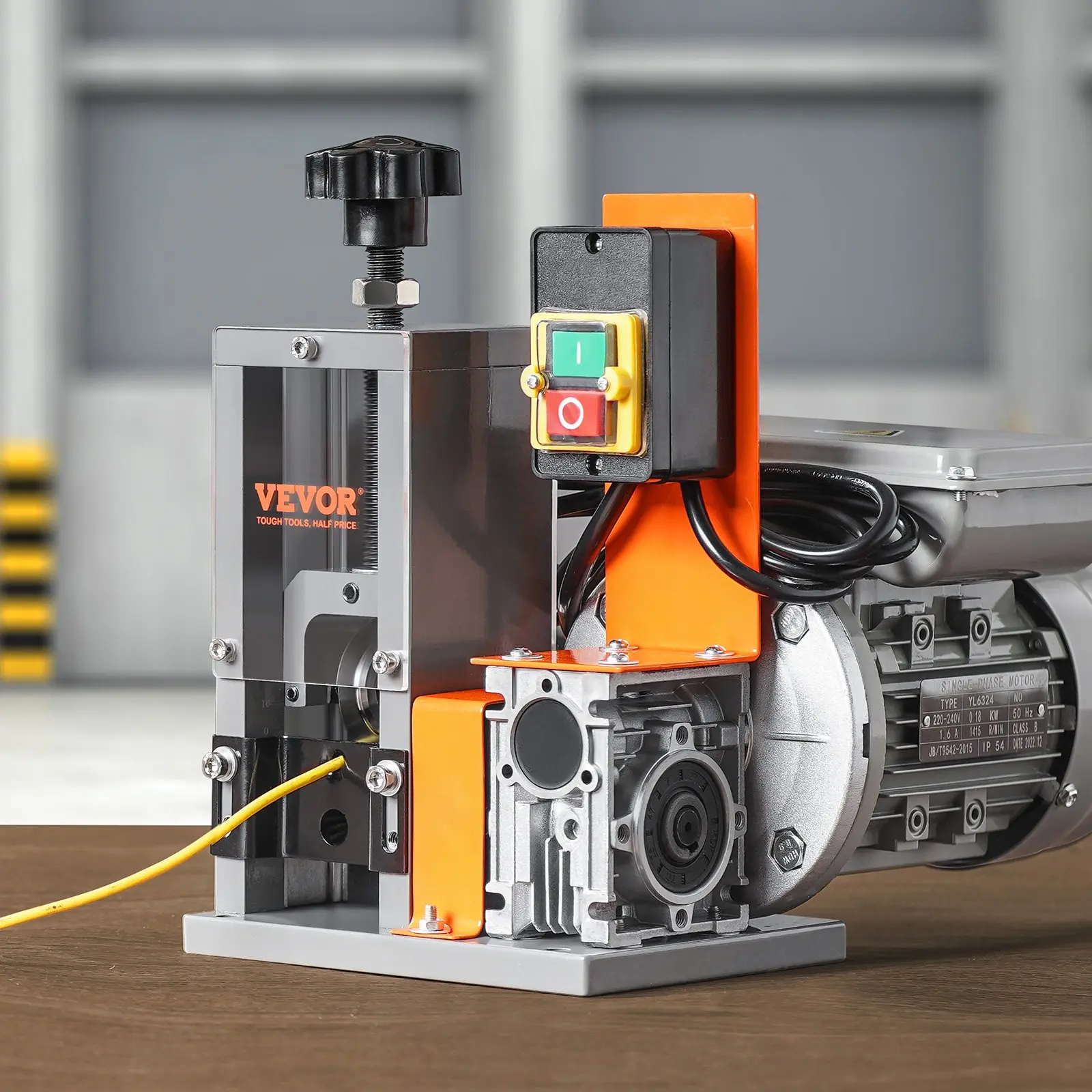 【summerfinds】VEVOR Automatic Wire Stripping Machine, 180W 60 ft/min Electric Motorized Cable Stripper, 0.06"-0.98" Range with Visible Stripping Depth Reference, Fathers Day Gift for Scrap Copper Recycling, Tools, Work Tools,father'sdaygifts