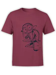 The Lord of the Rings T-Shirt, Cute Gollum Graphic Tee, LotR Unisex Shirt, Middle-Earth Apparel, Fantasy Movie Merch, Adorable Gollum Fan T-Shirt, Sweatshirt, Hoodie, Gifts for Men Women Cotton Womenswear, Menswear