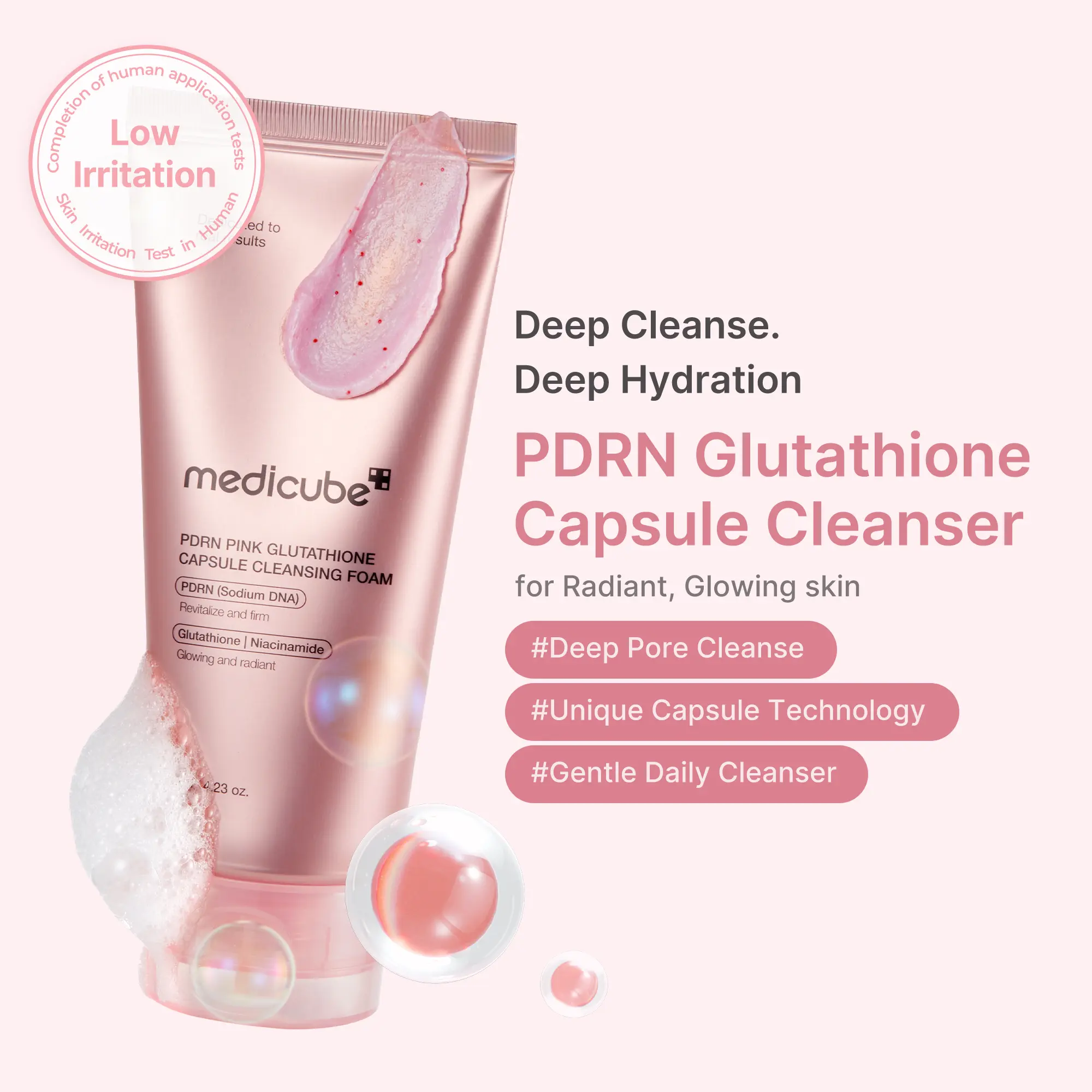 medicube] Mix & Match Capsule Cleansing Foam Set | PDRN, Azelaic