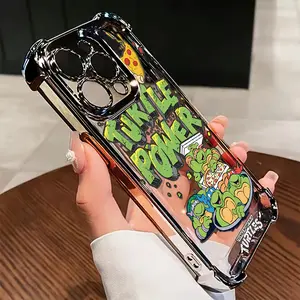 Amazing Ninja Turtles Phone Case for iPhone17 16, 15, 14, 13, 12, 11 Pro Max, X, XR, XS Max, 8, 7 Plus - Shockproof Transparent Soft Back Cover