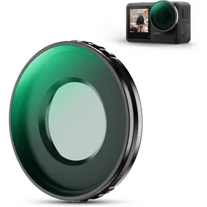 K&F CONCEPT Screw-On Circular Polarizer (CPL) Camera Lens Filter for DJI Osmo Action 5 Pro/Osmo Action 4, Top Optical Glass, Multi-Coated Anti-Glare, Reflection-Reducing Camera Accessory, Accessories