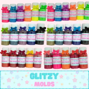 Matte Powder Pigments for Cold Porcelain, Pigmentos en Polvo para Porcelana Fria