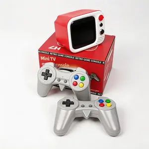 H7 Retro Game Console, 749 Classic Games, Mini TV Style with 3.5 Inch IPS Screen, Dual Wireless Controllers,​​ AV HDMI Output, for Holiday Birthday Gift