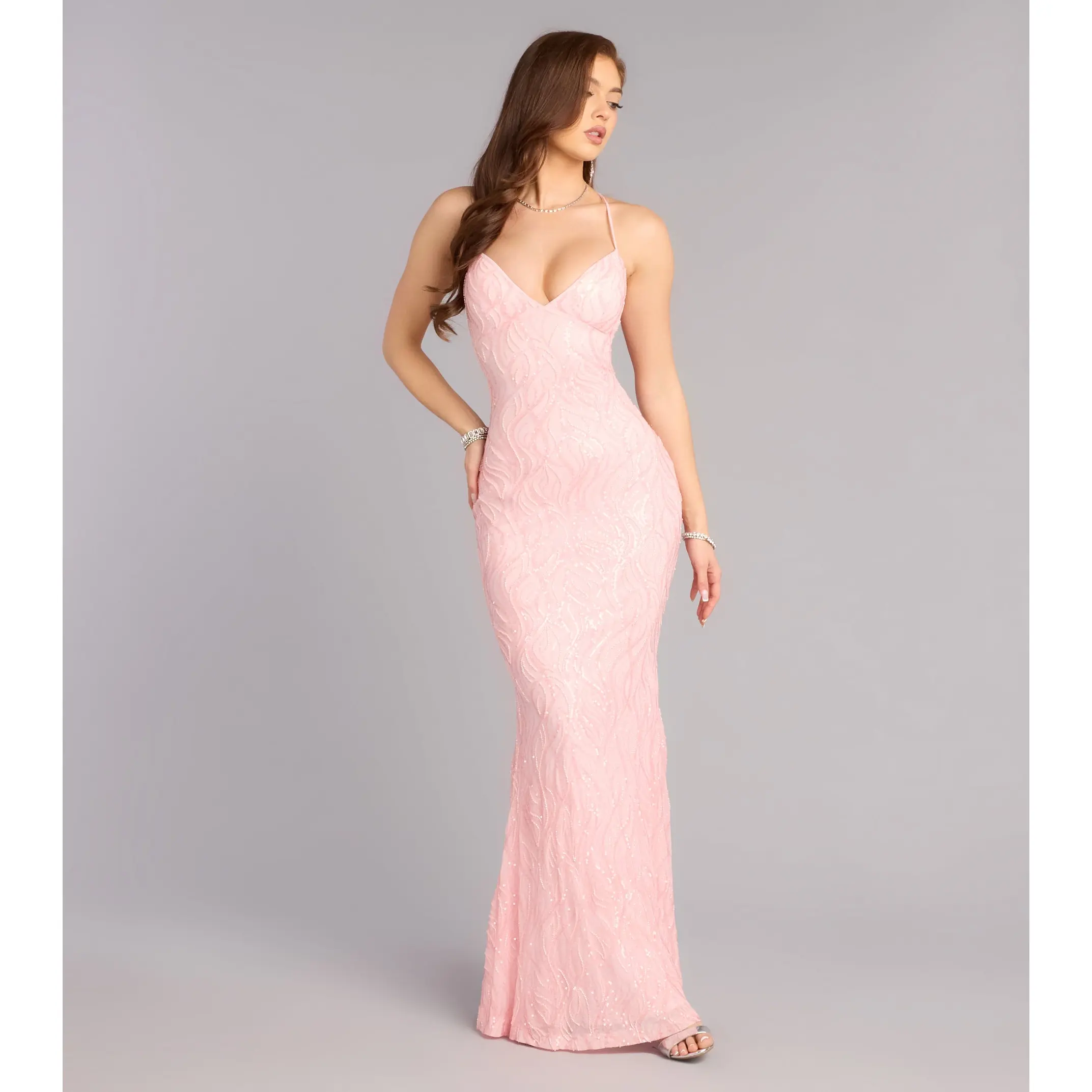 Clementine Sequin Bead Formal Dress - TikTok Shop