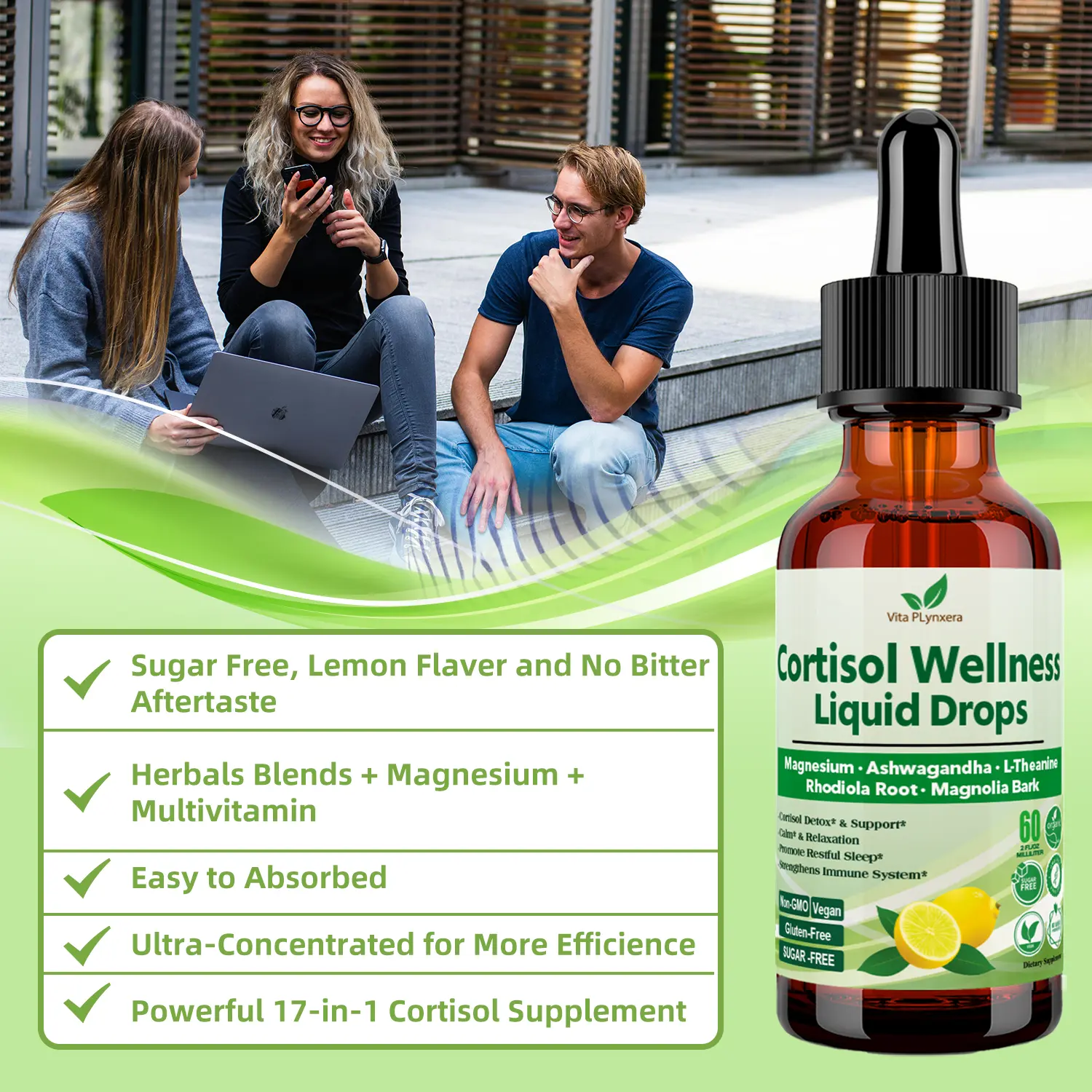 Vita PLynxera Cortisol Supplement Liquid Drops,17-in-1 Cortisol Detox,cortisol support,Hormone Balanced for Women,Sleep Support,Mood Focus,2 FL/Oz - TikTok Shop Vita PLynxera Cortisol Supplement Liquid Drops,17-in-1 Cortisol Detox,cortisol support,Hormone Balanced for Women,Sleep Support,Mood Focus,2 FL/Oz - TikTok Shop