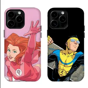 Invincible Atom Eve Superhero Phone Case - Eye-Catching Design for iPhone 11 12 13 14 15 16 17 Pro Max Plus Air, Gift for Anime Fans Him/Her