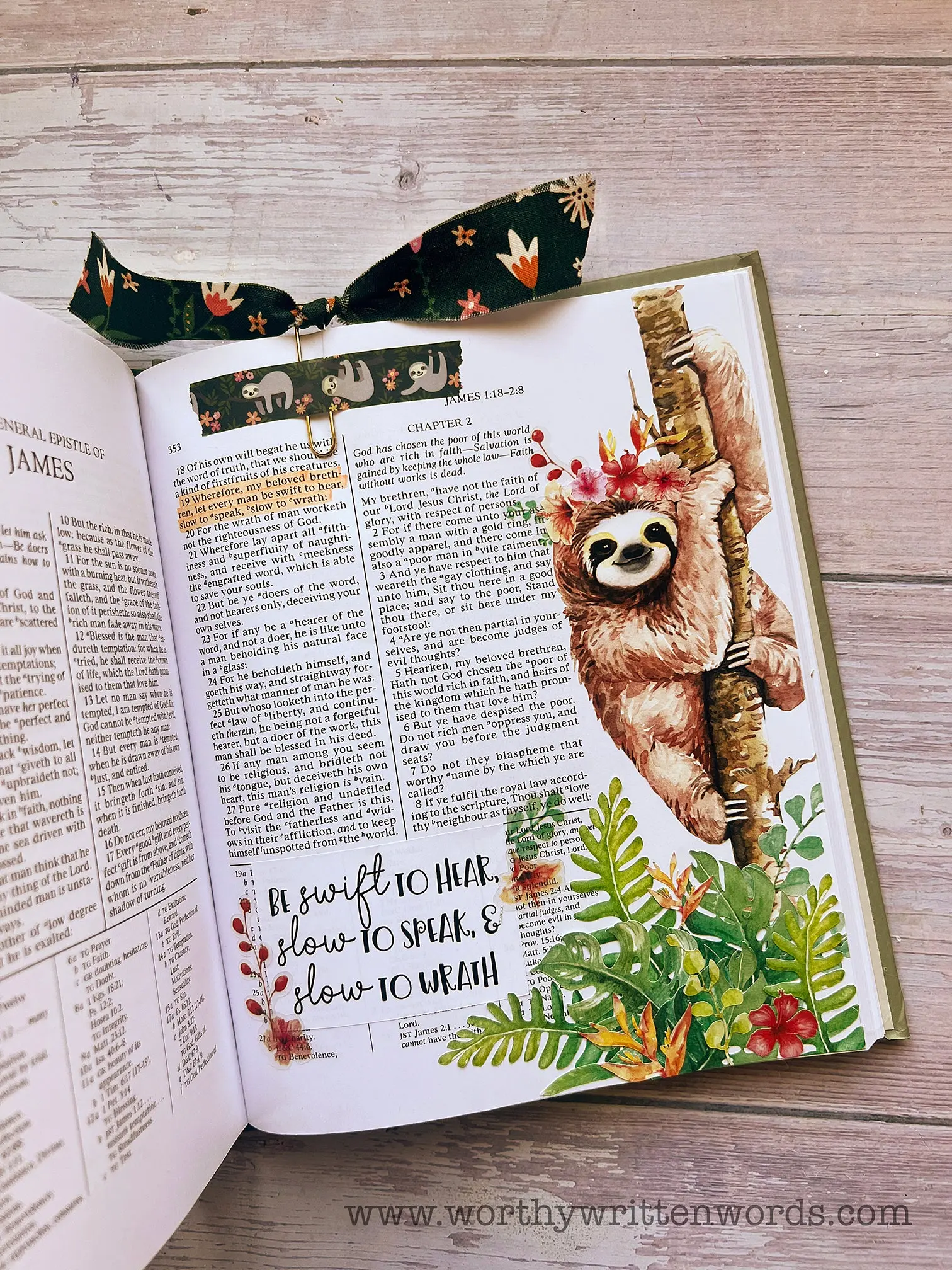 Be Slow Bible Journaling New Testament Page Kit