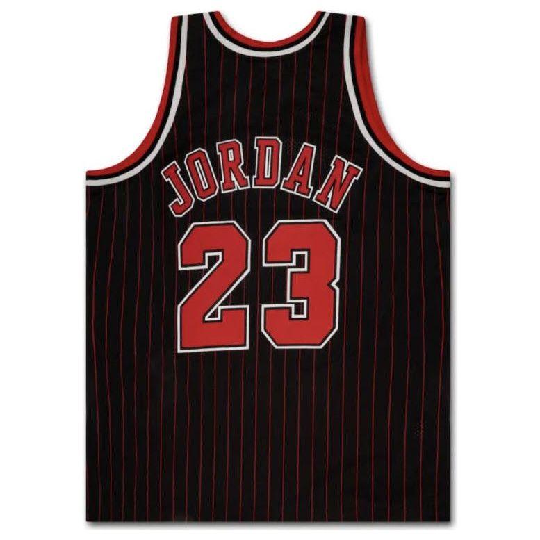 Michael Jordan Autographed Chicago Bulls 1996-97 Pinstripe M&N Authentic Jersey UDA