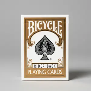 Bicycle Gold Rider Back Playing Cards – Specialty Color Deck