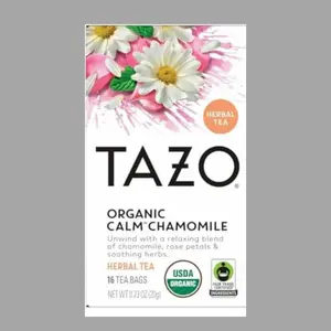 TAZO Calm Chamomile Herbal Tea Bags, Caffeine Free Blend, 16 Total Tea Bags
