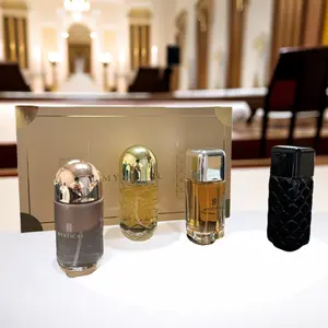 Women's Fragrance Gift Set - Lasting Fresh Body & Hair Fragrance Mist for Valentine's Day, Mother's Day, Christmas & Daily Life Gifts - Vanilla,Musk,Cedar,Woody - 30ml*4