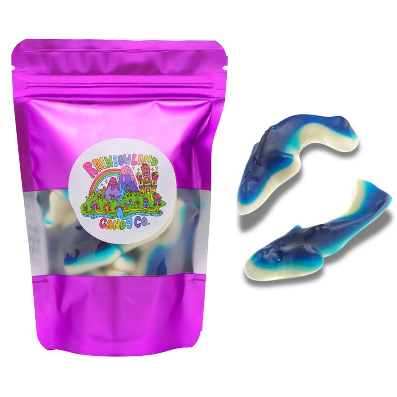 Gummy Blue Sharks - Blue Raspberry Flavored Gummies - TikTok Shop