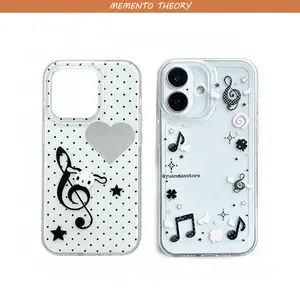 INS Music Note Album Cartoon Cute Kawaii Phone Case  Y2K Creative Cover ﻿ Stylish & Durable New Year Gift: Fashionable Phone Case for iPhone 17 16 15 14 13 12 11– Perfect Blend of Protection and Trend