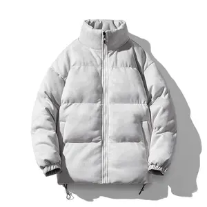 2025 Suede Cotton Jacket Men's Cotton Coat Trendy Winter Japanese Style Loose Puffer Jacket Fashion Cotton Outerwear