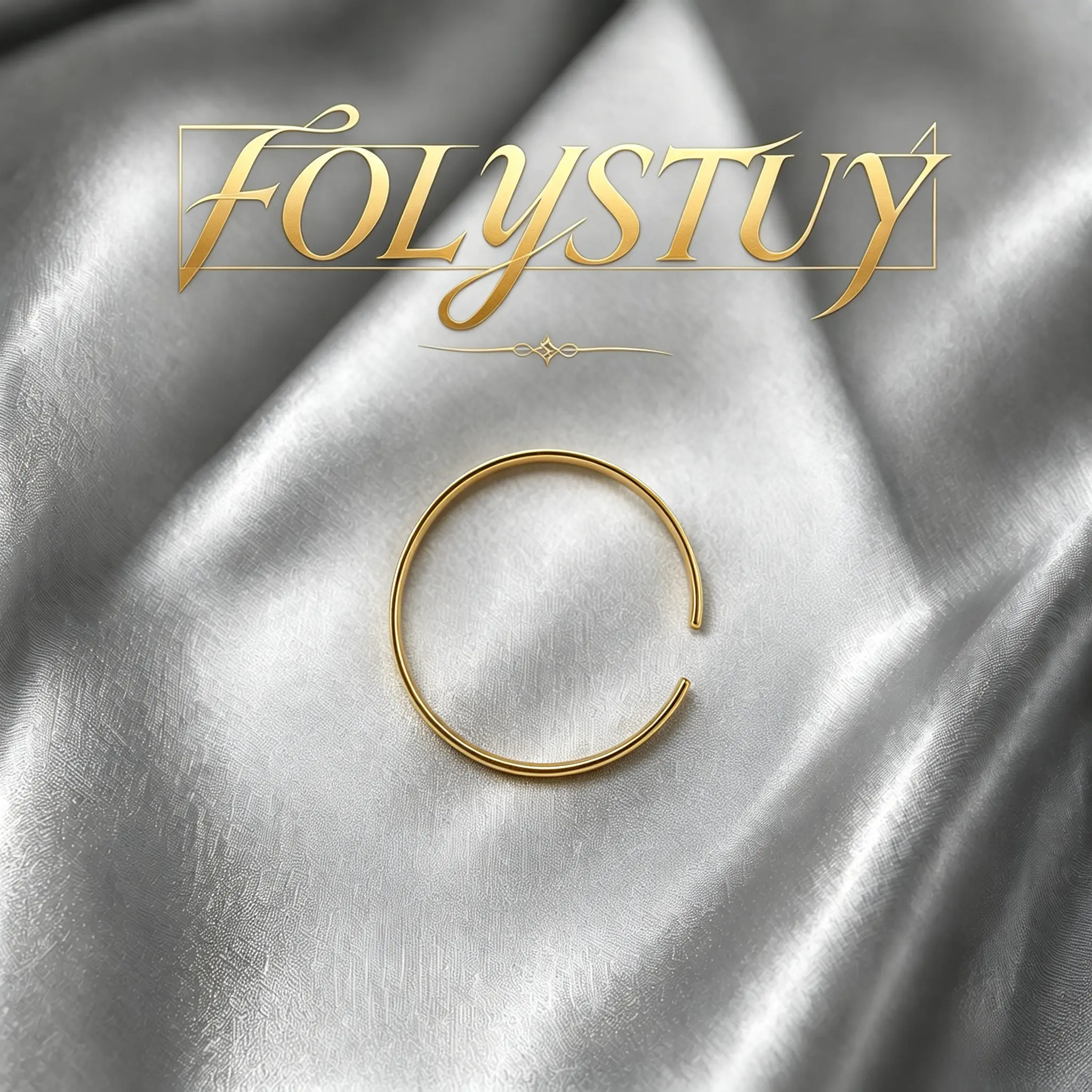 [FOLYSTUY(YNT06)]Slim Open Cuff Bangle With Delicate Geometric Engraved Texture, Premium Gold Tone Adjustable Wrist Jewelry, Lightweight Minimalist Statement Band, Fashion Gift For Women Daily Casual & Party Outfits