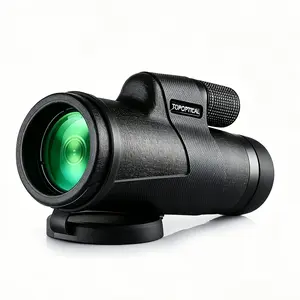 12x Monocular Telescope, 40mm Large Objective Lens, HD Viewing Mirror, Lightweight Portable, Bird Watching, Wildlife Hunting, Hiking, Concerts, Sports Events