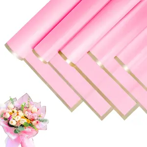 20 Sheets Flower Wrapping Paper - Flower Bouquet Wrapping Paper for DIY Crafts Packaging,  Flower Paper Wrap for Wedding, Birthday, Flower Shop (, 22.8''x22.8'')