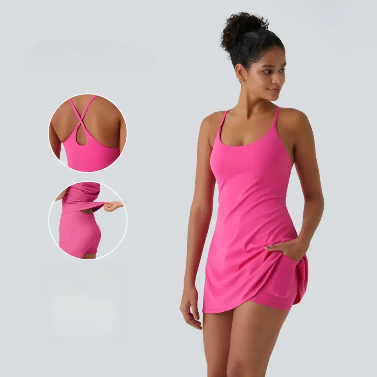 Plush Backless Active Dress-Easy Peezy, Spring Dresses, Dance Dresses for  Women 7 - TikTok Shop