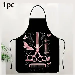 Professional Barber Apron, High-Quality Fabric Hair Cutting Cape, Salon Barber Accessory, Single Item, Heatless Styling Tool Type, Hair Care Styling