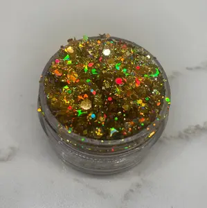 Golden Glitter Gel
