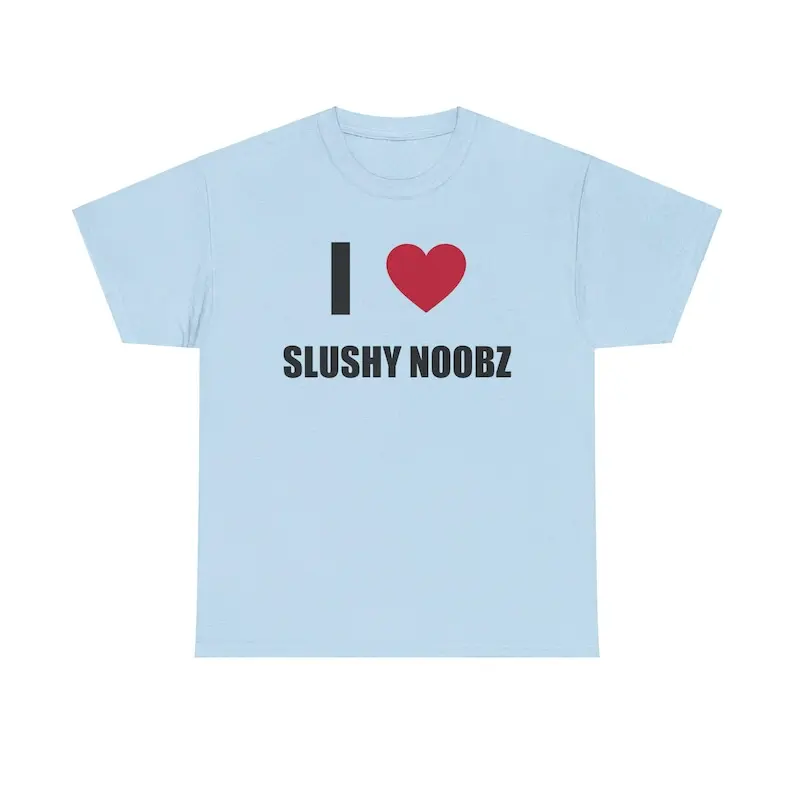 I Love Hamzah The Fantastic Slushy Noobz Noobs Mugshot Unisex Heavy Cotton Tee