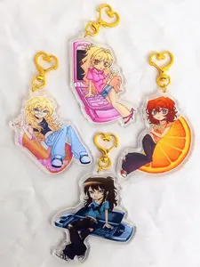 Class of ’09 Acrylic Keychains – Nicole, Jecka, Ari, Emily Designs | Co09 Style Charms for Fans of Girl From Nowhere, Library of Ruina, Ramshackle