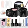 Beetles Gel Polish Builder Gel for Nails 30g Clear Nude Pink Sculpted Gel Kit Double-ended Brush Nail Files 100 Nail Forms 150G Long Lasting Formula for DIY Nail Art Manicuremothersdaygift Spring Nail Summer Nail Vacation Nail #SummerVibes