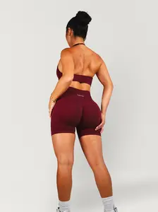 Curve Club Shorts (Deep Cherry)