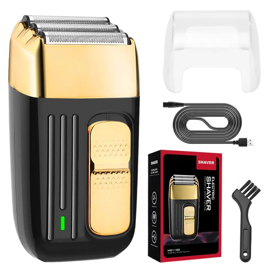 Electric Shaver, Rechargeable Electric Razor with Precision Trimmer & Accessories, Professional Men's Electric Shaver for Travel, Daily Use, Portable Shaver, Painless Precision Shaver, Shaving Products, Rechargeable Shaver Machine