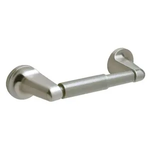 212 MAIN Pamex Seal Beach Surface Mount Paper Holder, Satin Nickel Finish, Bathroom Accessory