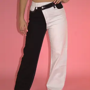 Black & White Jeans