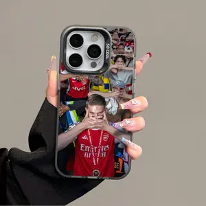 Ødegaard iPhone 17 Promax Phone Case Anti Drop Case Suitable For IPhone 16 15 14 13 12 11 Xs Plus Samsung S25 S24 S23 S22 Ultra FE Acrylic Protective Shockproof Rugged Case Football