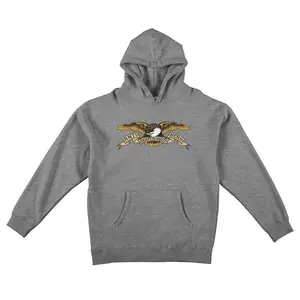Anti Hero Skateboards Hoody Eagle Pullover Gunmetal Heather