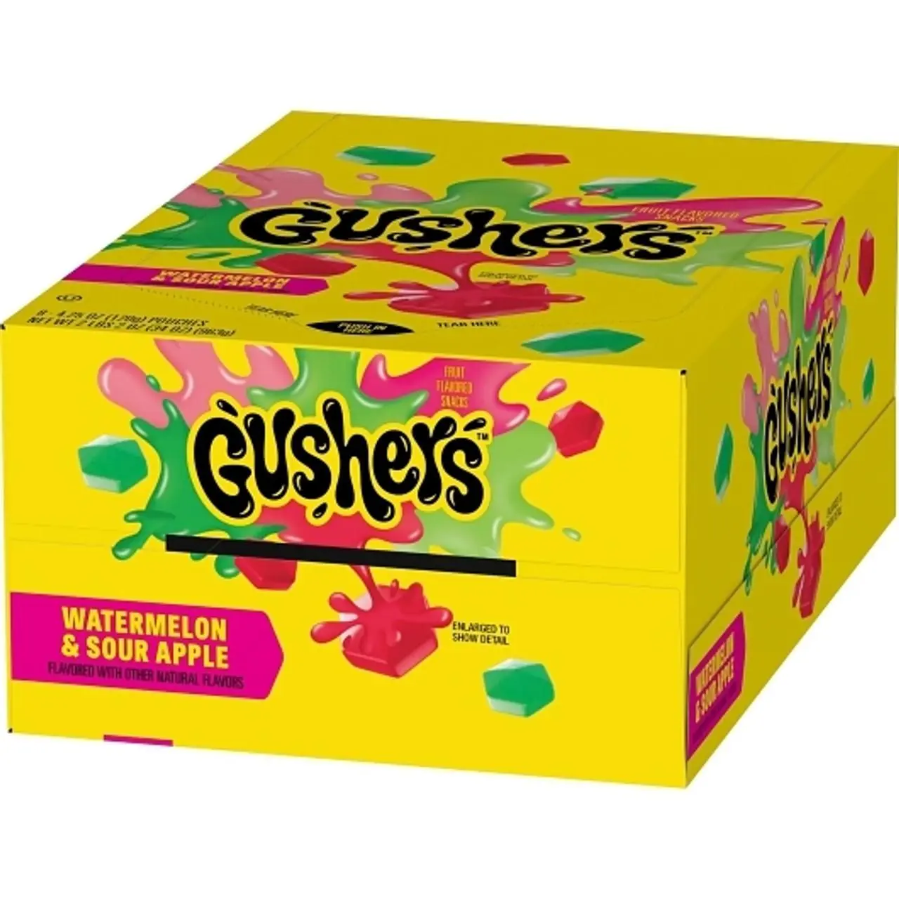 Gusher Watermelon & Sour Apple Pouches Peg Tray 8 Ct 4.25 Oz