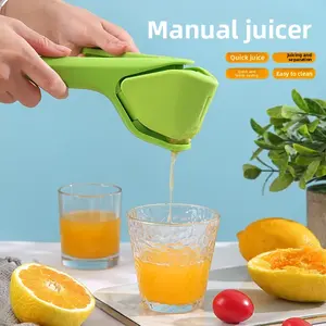 Manual Lemon Juicer Premium Hand Press Portable Orange Squeezer for Freshly Squeezed Juice - Easy Foldable Design for Quick Juicing and Separation, Kitchen Tools for Moms