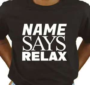 Personalised Unisex T-Shirt 80's Retro Slogan Name Stylish Tee