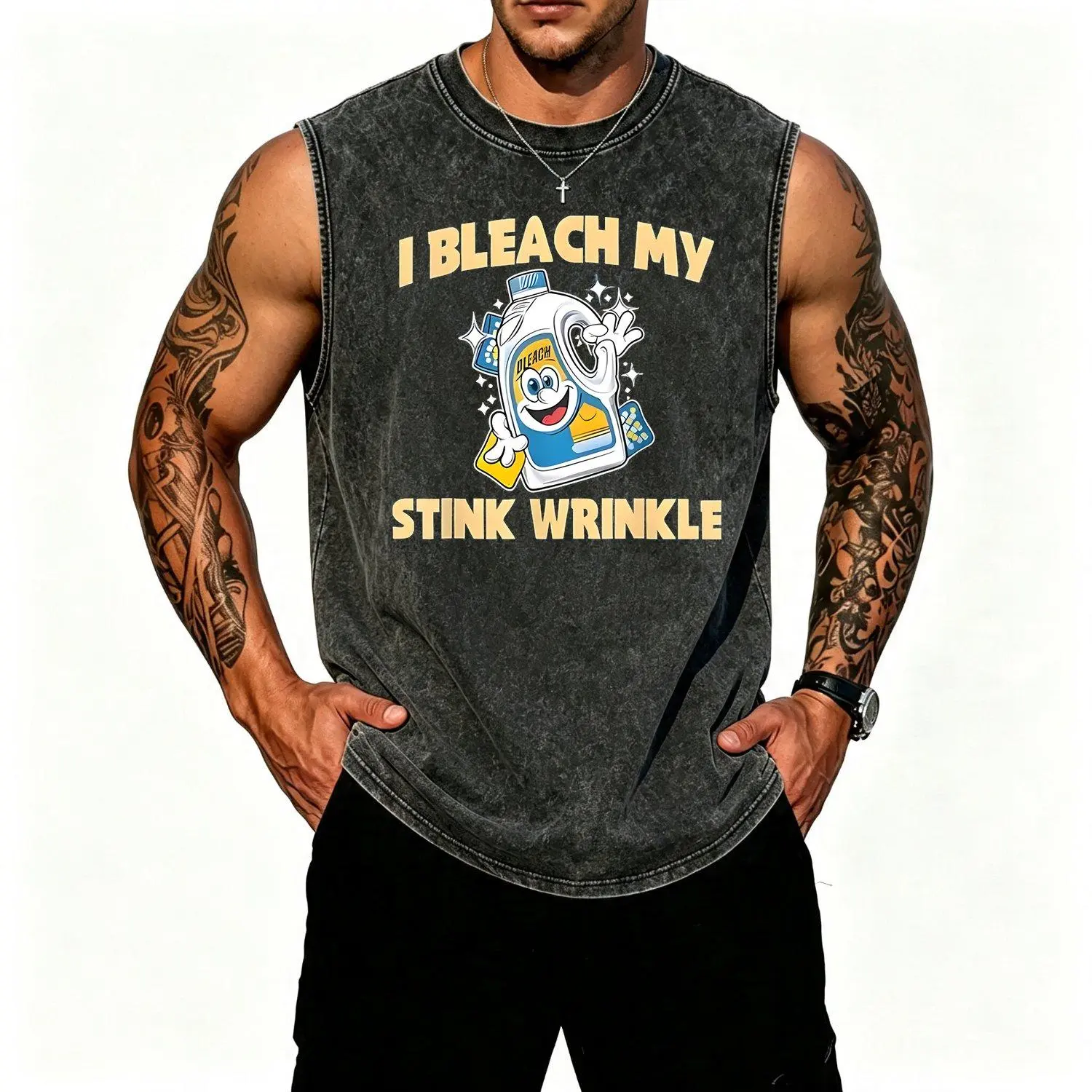 Funny Adults Gag Humor Sarcastic Embarrassing Christmas Joke Vests Novelty Casual Holiday Party Sleeveless Tops