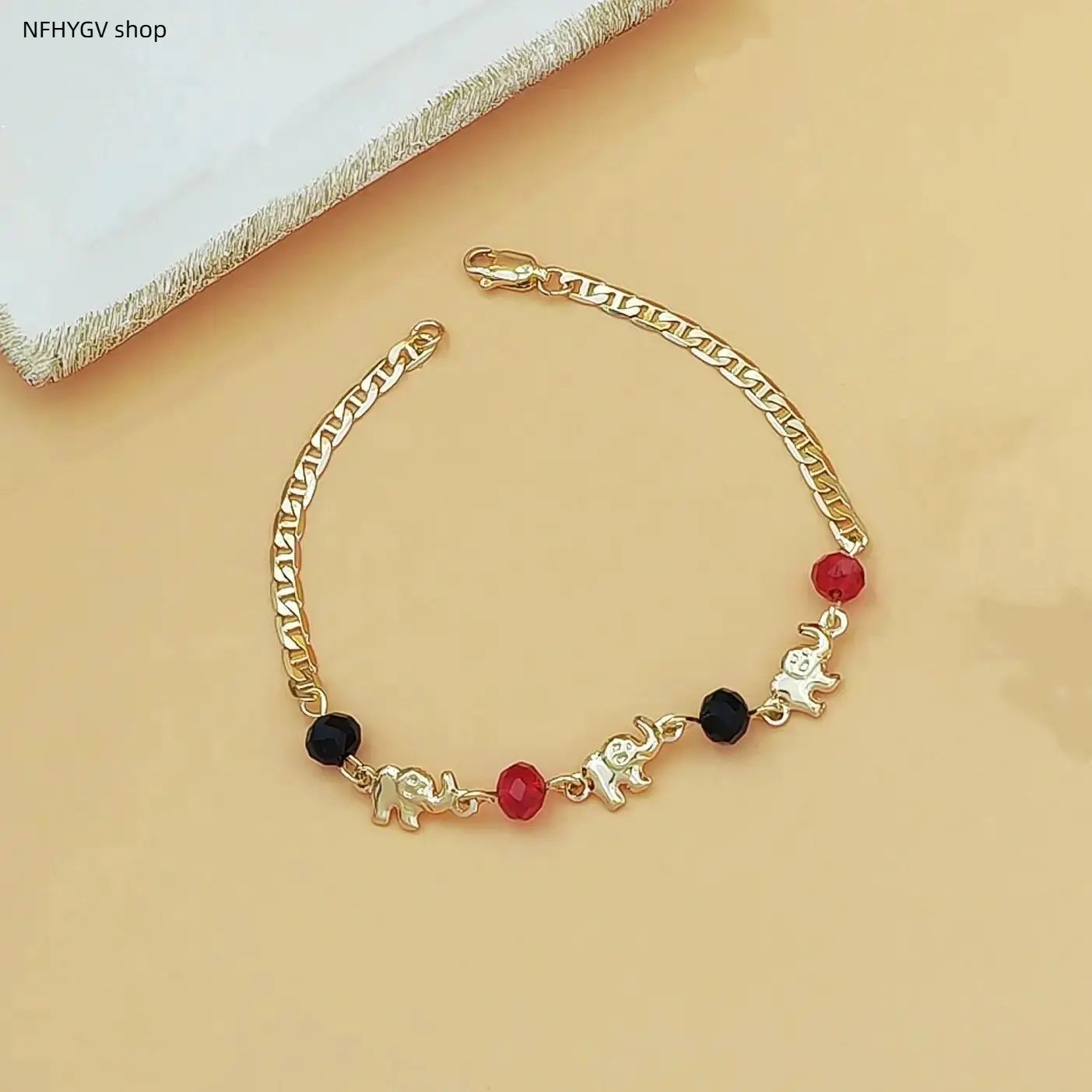 Bohemian Elephant Charm Bracelet Retro Luxury Stackable Metal Plated Animal Bangle Stylish Unisex Costume Jewelry Delicate Personality Wrist Accessory Elegant Daily Ornament For Casual Outfit Matching Leisure Wear And Daily Fashion Decor