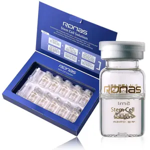Ronas Stem Cell Solution ampoules  Formula Best Anti Aging Serum Plant Stem Cells Hyaluronic Acid Restore Replenish Skin Smooth Wrinkles All Skin type Sensitive Skin Dry Skin Alcohol Free Sensitive Skin Korean Skincare Moisturizing Moisture Skin Repair