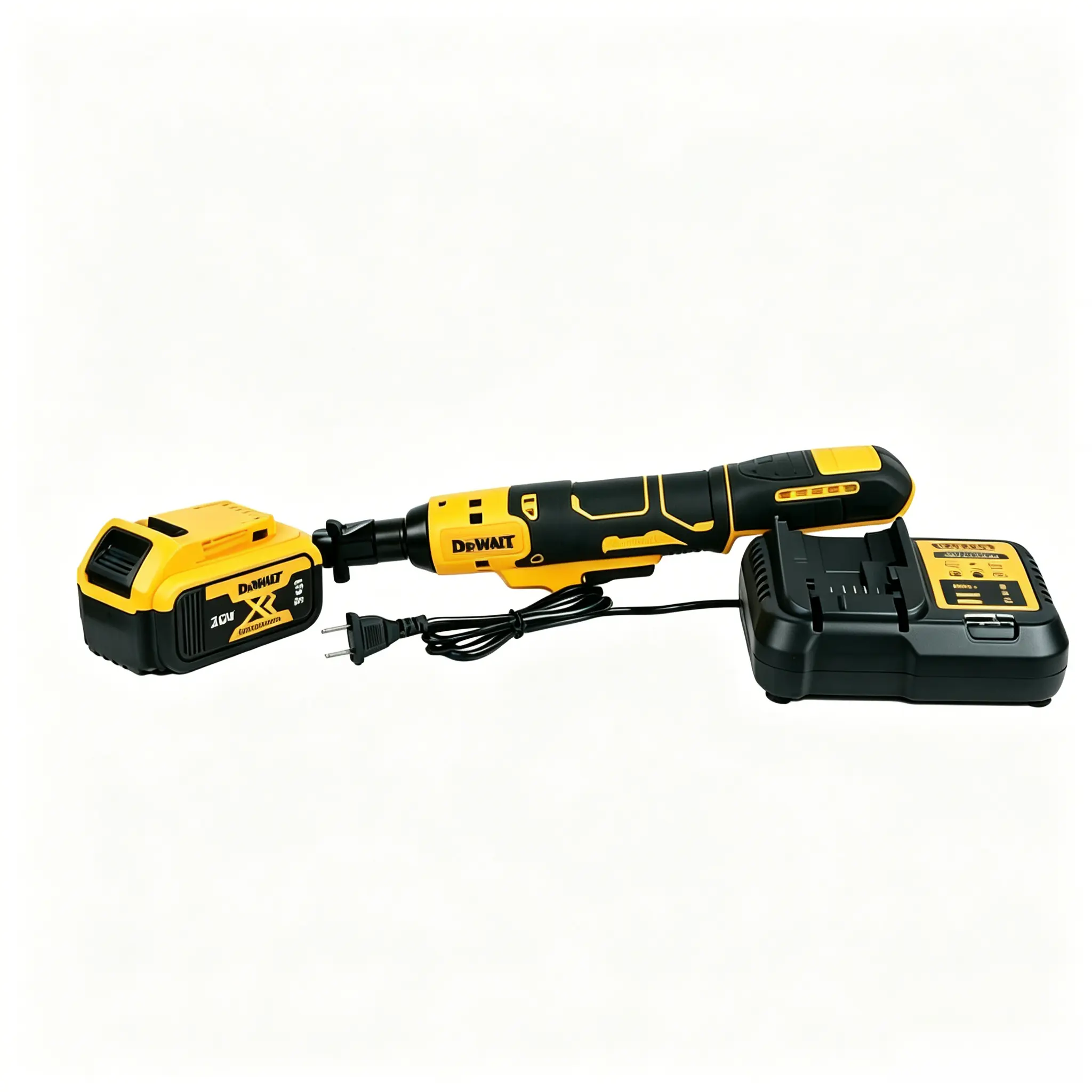 DEWALT DCF512 20V MAX 1/2 Inch Brushless Cordless Ratchet Tool 95Nm High Torque Electric Ratchet Wrench Variable Speed Trigger Forward Reverse LED Light for Car Repair Engine Maintenance Workshop and Professional equipment