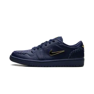 Jordan 1 Low WMNS "Method of Make Midnight Navy Metallic Gold" FN5032 400