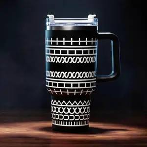 Funny Office Survival 40oz Tumbler with Handle, Hidden Word Sarcastic Water Bottle, Stainless Steel Travel Cup for Work Bestie Birthday Gift