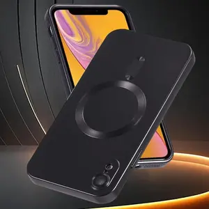 Durable Acrylic Protective Phone Case Cover for Iphone XR XS X XSMAX with Magnetic Wireless Charging And Hard PC Protection Protector Shockproof Phone Cover