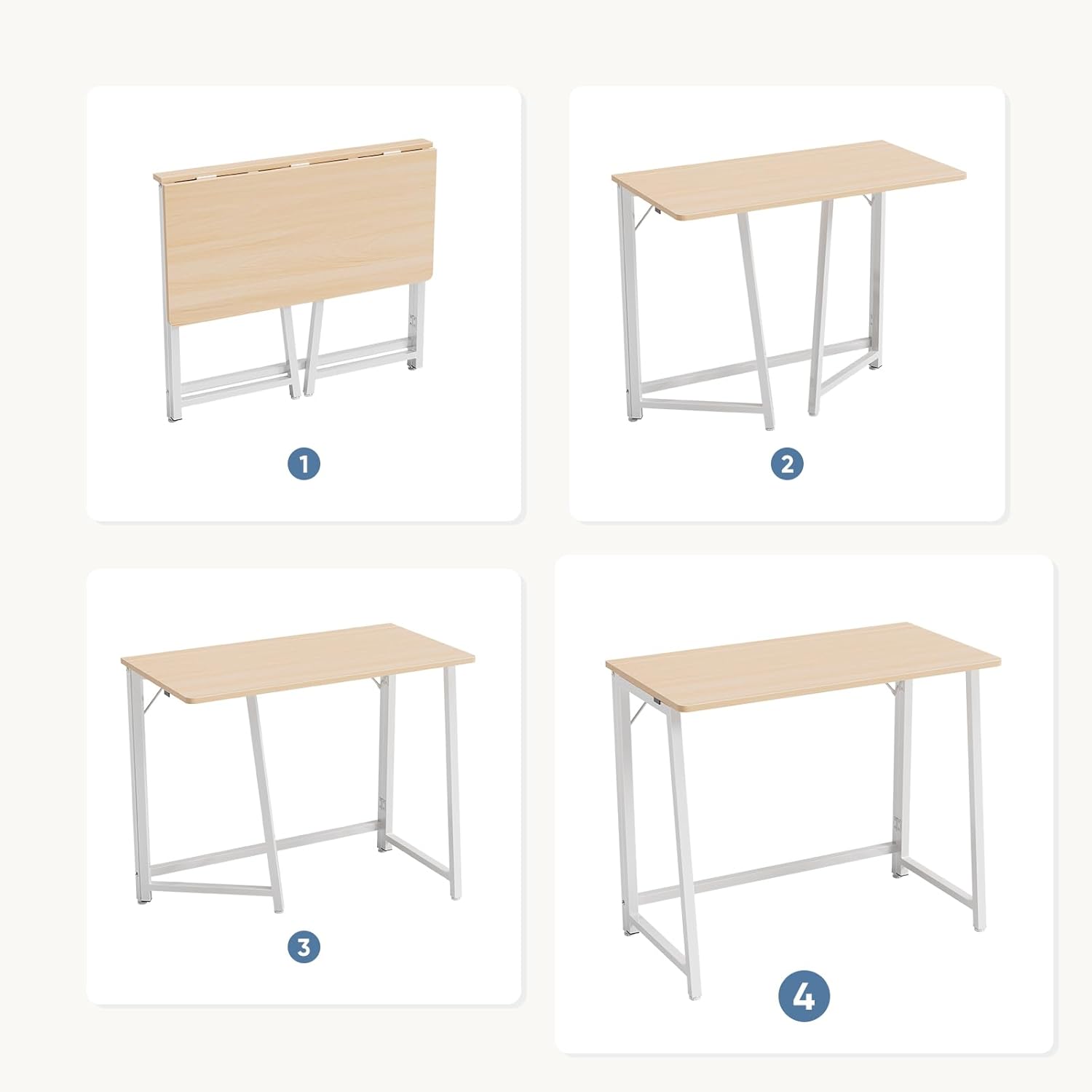 Small Space Folding Desk 31.5 Inch, Compact Foldable Computer Table, Narrow Home Office Workstation for Apartment, Dorm & Bedroom Small Space Folding Desk 31.5 Inch, Compact Foldable Computer Table, Narrow Home Office Workstation for Apartment, Dorm & Bedroom