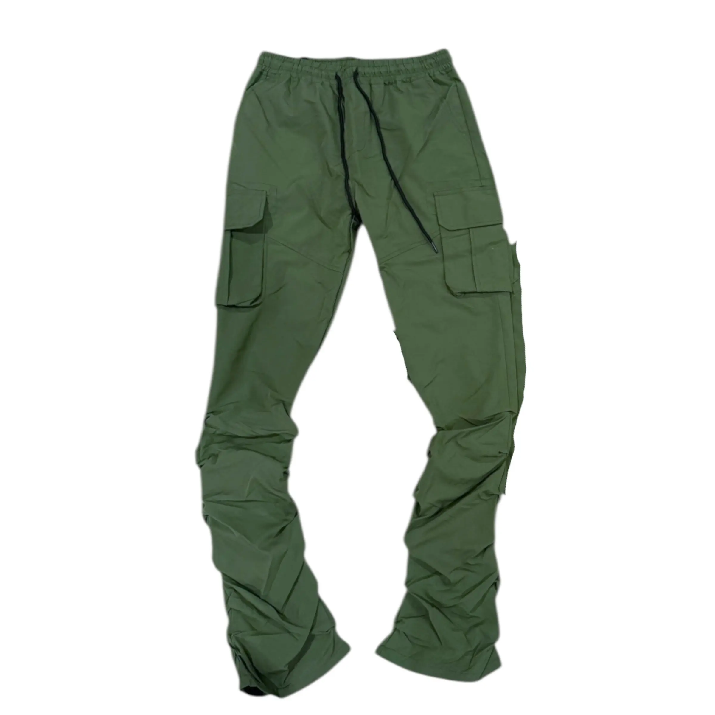 Rebel - STACKED NYLON CARGO PANT (OLIVE) 422 522
