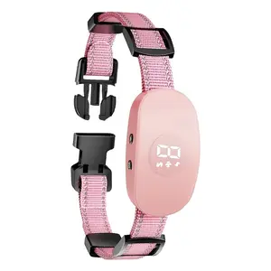 Dog Bark Training Collar (8 Levels Of Intensity, 4 Modes: Beep/vibration/shock, Suitable for Dogs Of All Sizes), Used for Home Training, Behavior Correction, And Safety Deterrence. Bark Training Collar/ Sound Collar real-time strap adjustable