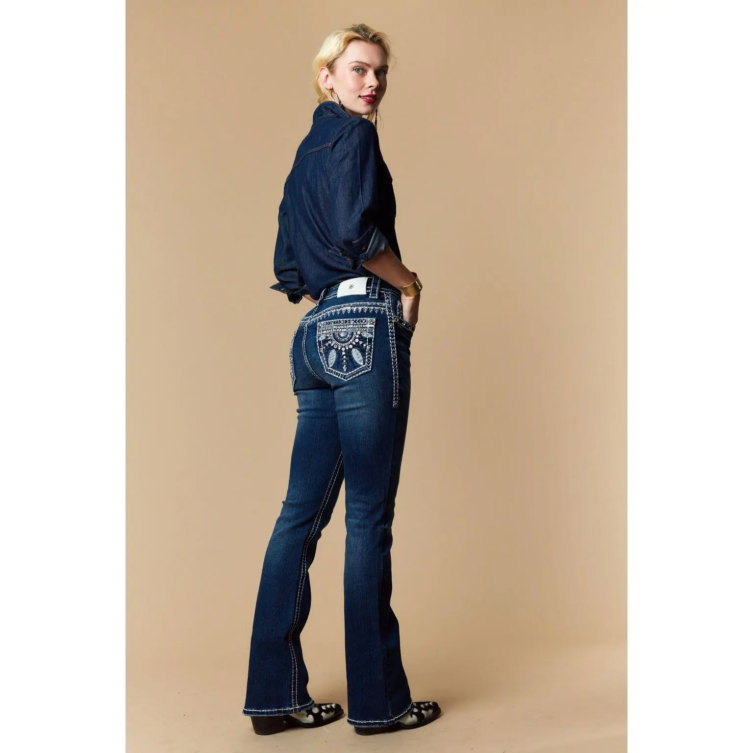 Women's Western Blue Denim W231 Bootcut