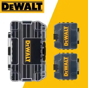 Dewalt Tstak Mini Tough Tool Case, Medium Size, 1pcs & 2pcs Set, Multifunctional Stackable Hard Shell, Parts Storage Box