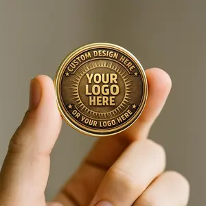 Custom Commemorative Coin, Your Logo Here Coin, Personalized Business Coin, Custom Metal Coin Gift, Corporate Event Souvenir