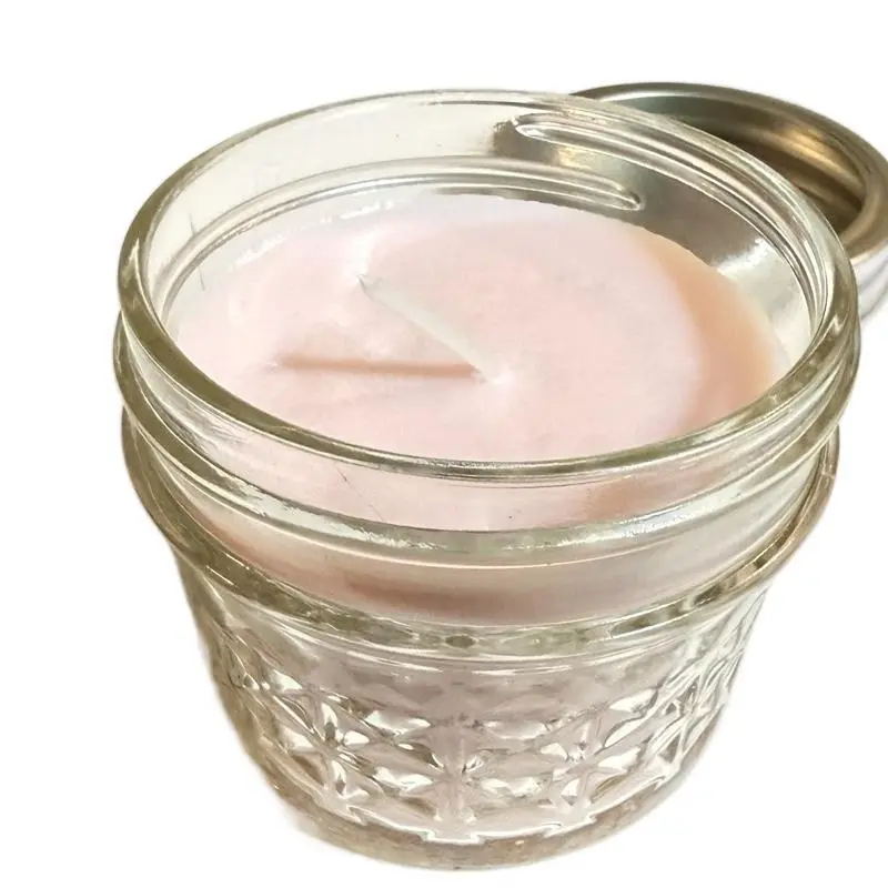 OddballerzOasisCo Homemade Soy Candle in Pink Himalayan Salt scent - Handcrafted Aromatherapy Wax for Relaxation Decor